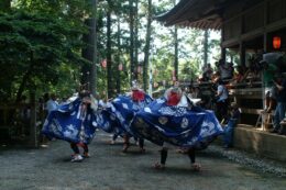 添川両所神社御獅子舞
