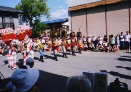 天神湯野沢鹿子踊