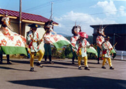 上中原奈良朝鹿ノ子舞