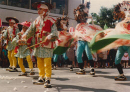 上中原奈良朝鹿ノ子舞