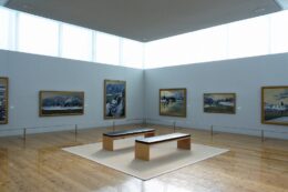 常設展示室の様子（最上川美術館）